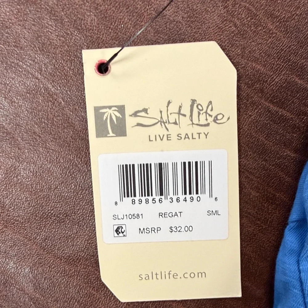Salt Life Ocean Blue Long Sleeve Tee - Picture 4 of 4